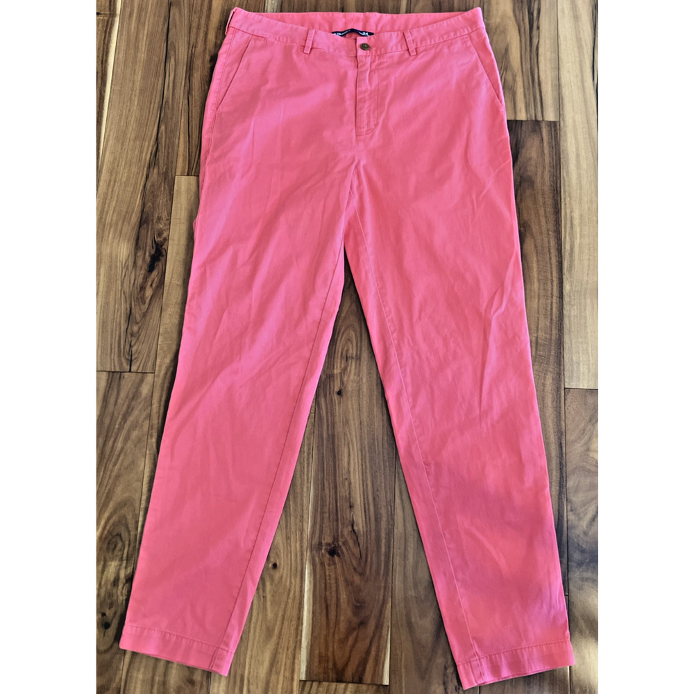B. Draddy Mens Brian Pant Golf Coral Pink Pants 31/34 New w/ Tags Eye Catching!